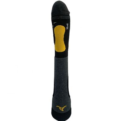 Performance di rilevamento degli aghi per adulti Inverno Logo termico personalizzato Merino calze da sci in lana