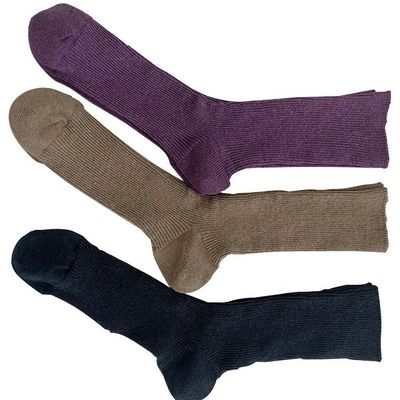 Spessore giornaliero standard di canapa naturale calze da donna a maglia con filati e seta di canapa