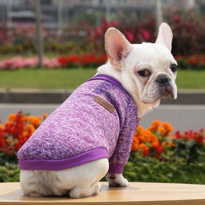 Abbigliamento per cani per animali domestici in poliestere per autunno e inverno Abbigliamento caldo spesso per cani piccoli XS-XXL