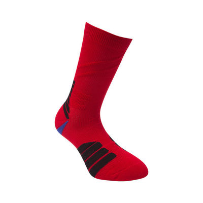 Uomini su misura Inverno Bianco Rosso Casual Basketball Calzini da sport lunghi con 50000 quantità