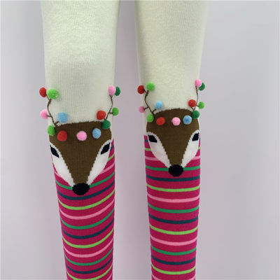 70% cotone pettinato 28% poliestere 2% spandex stampa su misura ragazze calze dolci per bambini
