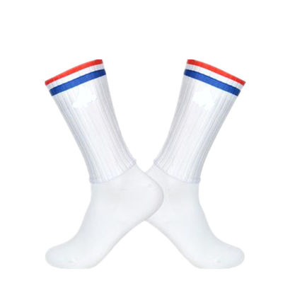 Calzini di compressione per ciclismo aereo a base di poliammide e spandex antiscivolo