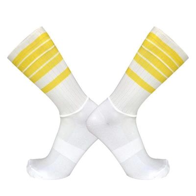 Calzini di compressione per ciclismo aereo a base di poliammide e spandex antiscivolo