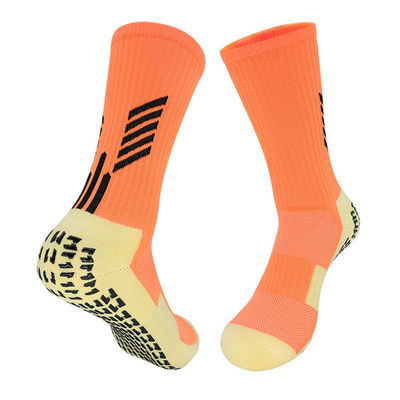 Calzini sportivi a presa personalizzati per calcio antiscivolo e attenuazione dello shock traspirante