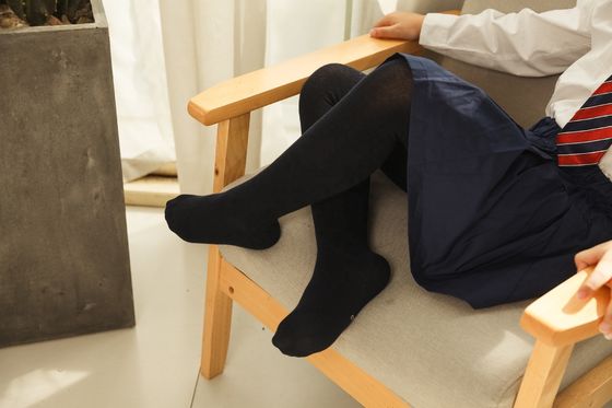 Tissuto Custom ragazze calze scolastiche pettinate cotone compressione calze calze leggings per bambini