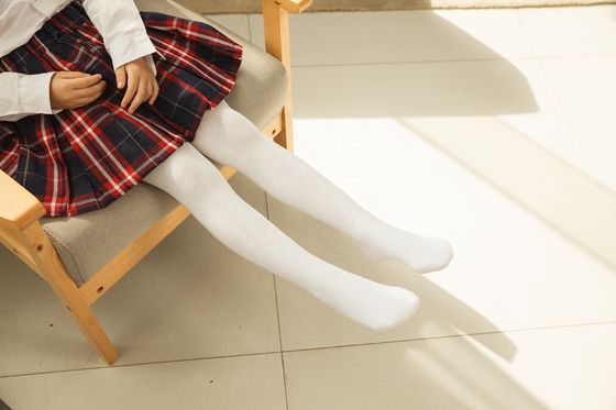 Tissuto Custom ragazze calze scolastiche pettinate cotone compressione calze calze leggings per bambini