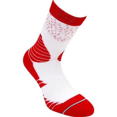 Calzini di bellezza Calzini da camminata di cotone rosso Calzini a maglia per uomini Calzini da sport per equipaggio
