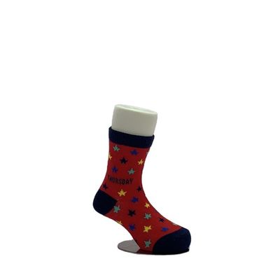 Morbido e comodo 70%Cottone 28%Polyester 2%Spandex calze a maglia per bambini con design carino
