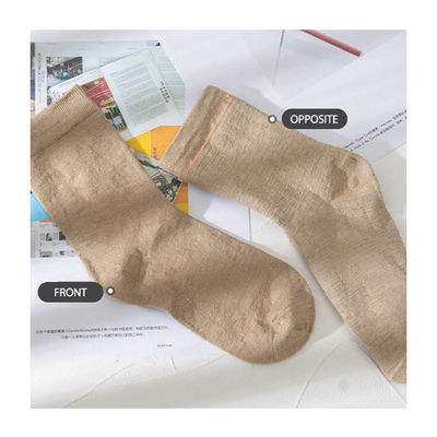 Unico taglio calze estive di canapa donna spessore moda deodorante calze assorbente di umidità