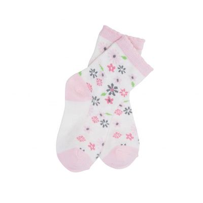 Calzini anti-slip per ragazze, calzini a fiori, calzini a maglia per scuola e abbigliamento quotidiano