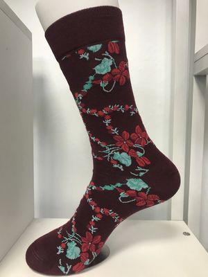Calzini da uomo stile hip hop stile strada etichetta personalizzata calzini di cotone nero con stampa personalizzata