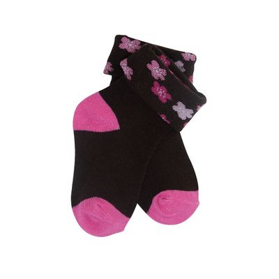 12-24M Calzini per bambini a maglia in cotone biologico con design e comfort strutturati