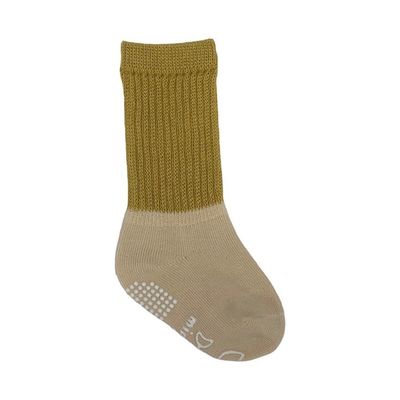 Neonati con caviglia alta in maglieria antiscivolo calzini da bambino lunghi con cotone traspirante