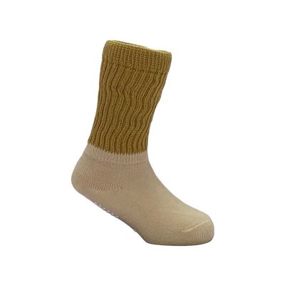 Neonati con caviglia alta in maglieria antiscivolo calzini da bambino lunghi con cotone traspirante