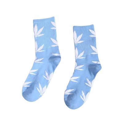 Calzini di bellezza in stile normale per uomini donne unisex rosso blu cotone calzini sportivi elastici