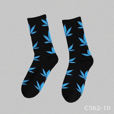 Calzini di bellezza in stile normale per uomini donne unisex rosso blu cotone calzini sportivi elastici