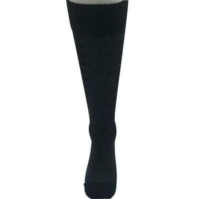 Stagione estiva calze sportive da compressione unisex nere 100% poliestere tubo lungo 15-20 cm