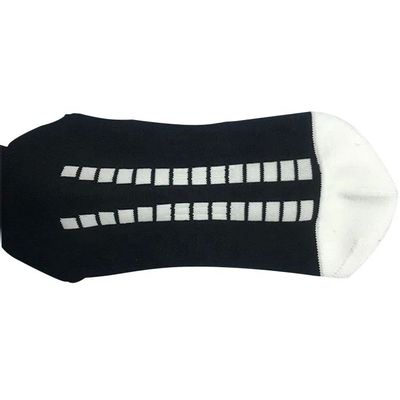 Stagione estiva calze sportive da compressione unisex nere 100% poliestere tubo lungo 15-20 cm