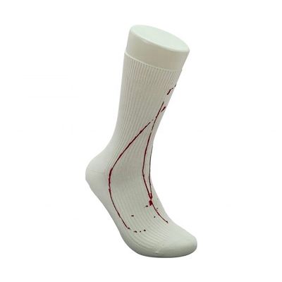 Top Grade Anti Slip Bianco Creatività Stampa Soft Cotton Long Custom Design Calzini Per Uomini