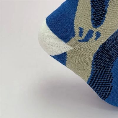 Calzini da sport a stampa blu rosa anti scivolo LZ-20-SQ001-2