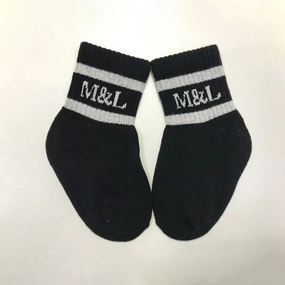 Calzini a strisce personalizzati a caviglia alta Calzini per bambini di scuola traspiranti