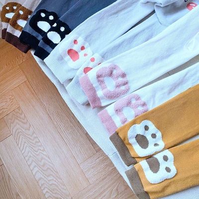 Casual baby tights in cotone confortevole e traspirante con modello animale adorabile