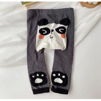 Casual baby tights in cotone confortevole e traspirante con modello animale adorabile