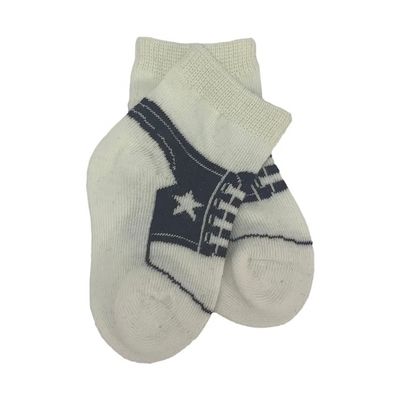 Calzini da bambina a maglia di cotone traspirante 70% cotone 28% poliestere 2% spandex