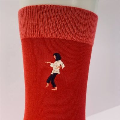 Calzini da uomo bianchi da inverno per donne, a maglia con cotone pettinato al 70% e spessore standard