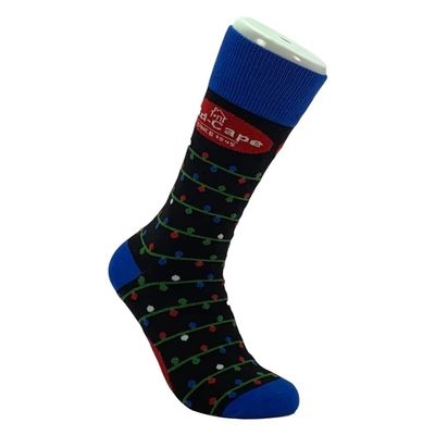 Calzini da uomo colorati personalizzati Posizione del logo Altri 80% cotone pettinato 17% poliammide 3% spandex