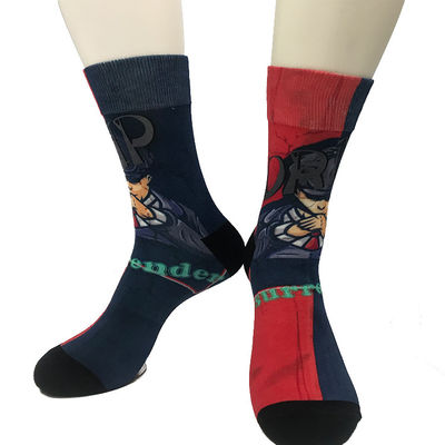 Calzini di sublimazione casual 100% cotone con design personalizzato e 7 giorni di supporto per l'ordine di campione