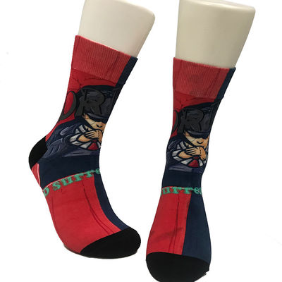 Calzini di sublimazione casual 100% cotone con design personalizzato e 7 giorni di supporto per l'ordine di campione