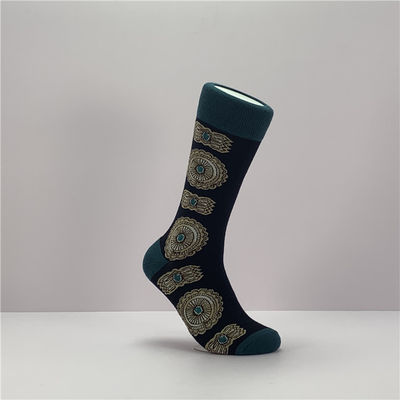 Logo personalizzato calzini di cotone nero per il comfort delle caviglie alte su sport adulti unisex