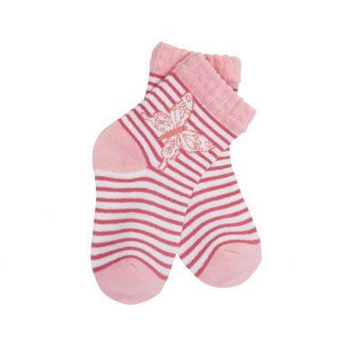 Calzini da bambino a strisce colorate Tessuto respirabile 70%Cottone 28%Polyester 2%Spandex