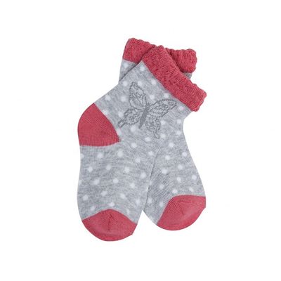 Calzini da bambino a strisce colorate Tessuto respirabile 70%Cottone 28%Polyester 2%Spandex