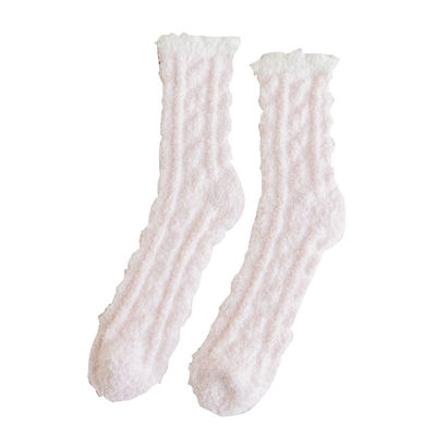 Calzini da giorno Respiranti Antislip Corall Fleece Pavimento Calzini accoglienti con rilevamento aghi NO