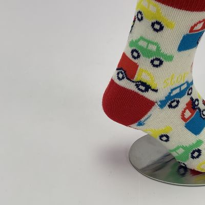 Calzini spessi e caldi per neonati con fondo antiscivolo in tessuto 70% cotone 28% poliestere 2% spandex