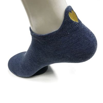 Calzini sportivi traspiranti a taglio basso con design personalizzato e materiale miscelato al 35% di poliestere