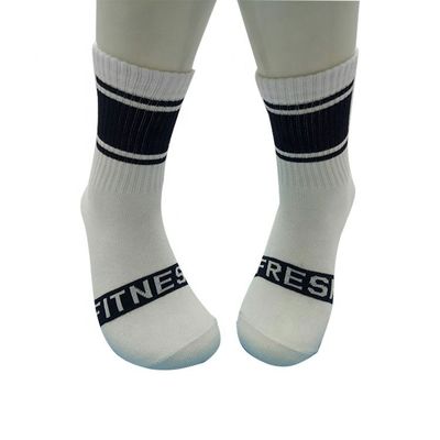 Calzini sportivi a basso cotone con modello geometrico per spessore personalizzato e standard