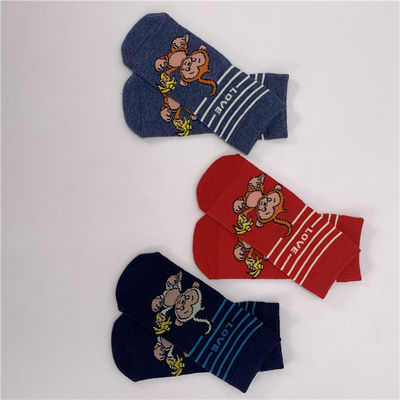 70% cotone 28% poliestere 2% spandex calze da ragazzo a maglia alta per il conforto quotidiano del bambino