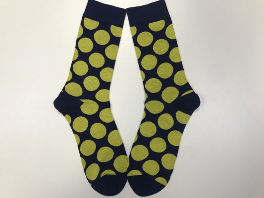 Logo personalizzato calze di stampa moda uomini calze di moda metodo di tessitura a maglia conveniente