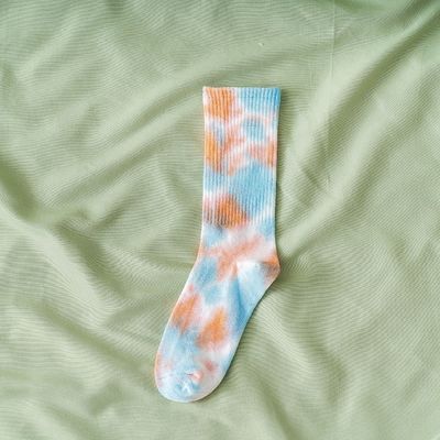 2000 coppie di calze unisex a cravatta colorante di cotone poliestere spandex taglia 39-42 UE fornitura diretta