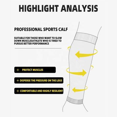 Spessore standard calze sportive maschili ad altezza ginocchio per indumenti comodi e traspiranti