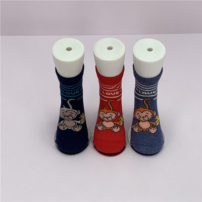 Molte scene Inverno Bambini Spessore Comodo di cotone Bambini calzini di Natale in rosa