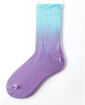 Calzini estivi a grappolo a colorazione per uomini e donne Calzini da pattinaggio monocilindrico di cotone colorati