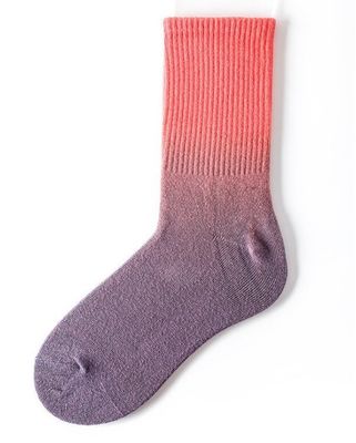 Calzini estivi a grappolo a colorazione per uomini e donne Calzini da pattinaggio monocilindrico di cotone colorati