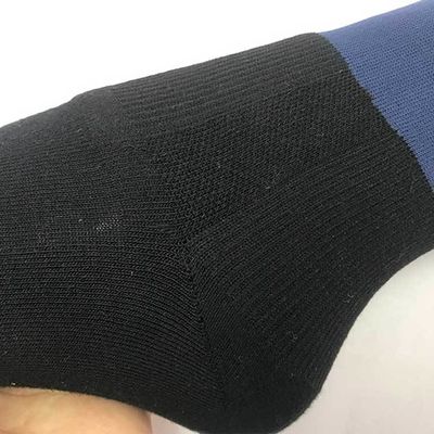 Calzini da compressione in cotone nero per atleti professionisti