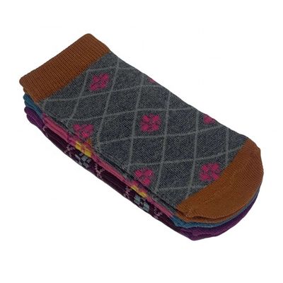 Calzini di cotone caldi e traspiranti per bambini, non scivolanti, spessore standard, neonati