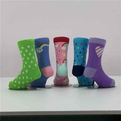 Calzini di bellezza a caviglia alta per tutte le stagioni cotone spessore OEM biologico moda per bambini