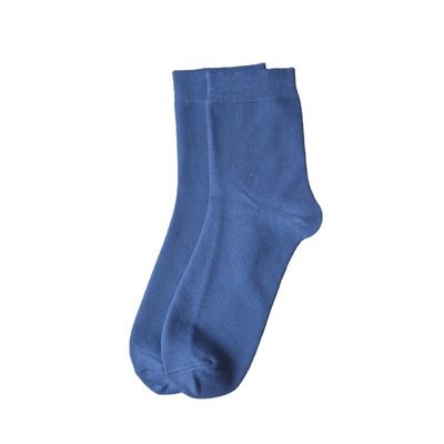 Calzini da abito in bambù di cotone da uomo Calzini casual a tubo corto a maglia massiccia nera traspirante